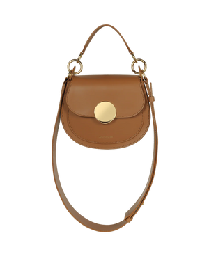 LeParmentier Yucca Soho Handbag, Cognac