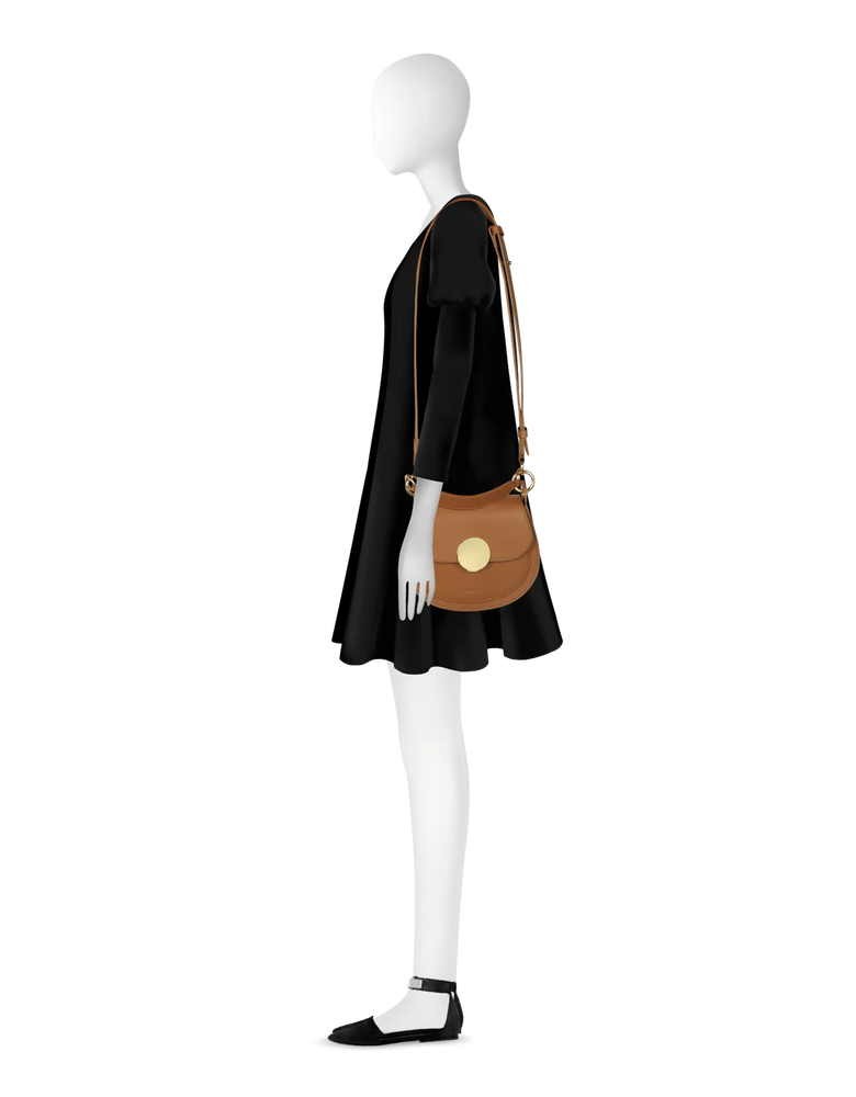 LeParmentier Yucca Soho Handbag, Cognac
