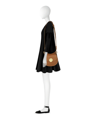LeParmentier Yucca Soho Handbag, Cognac