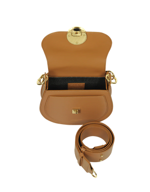 LeParmentier Yucca Soho Handbag, Cognac
