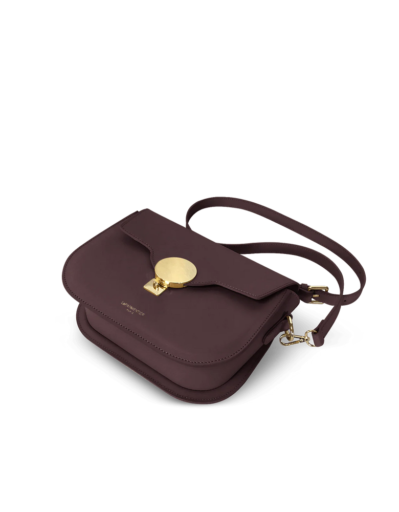 LeParmentier San Pedro Handbag, Wine Red