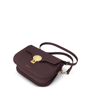 LeParmentier San Pedro Handbag, Wine Red