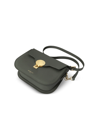 LeParmentier San Pedro Handbag, Forest Green