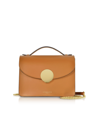 LeParmentier Ondina Medium Handbag, Caramel