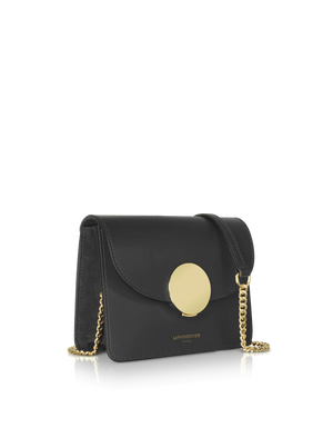LeParmentier Ondina Mini Handbag, Black