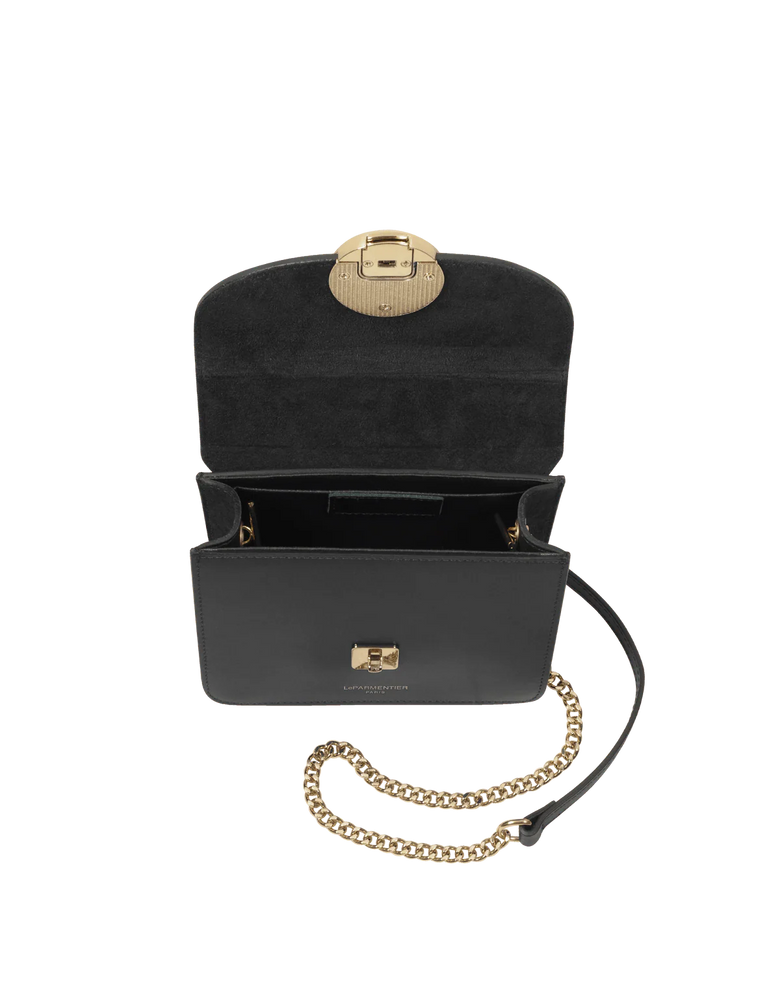LeParmentier Ondina Mini Handbag, Black