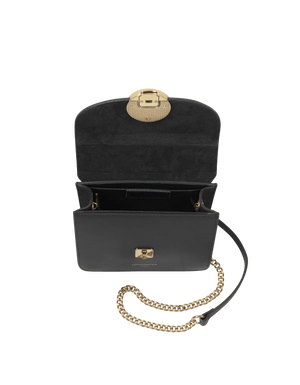 LeParmentier Ondina Mini Handbag, Black