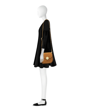LeParmentier Agave Handbag, Camel