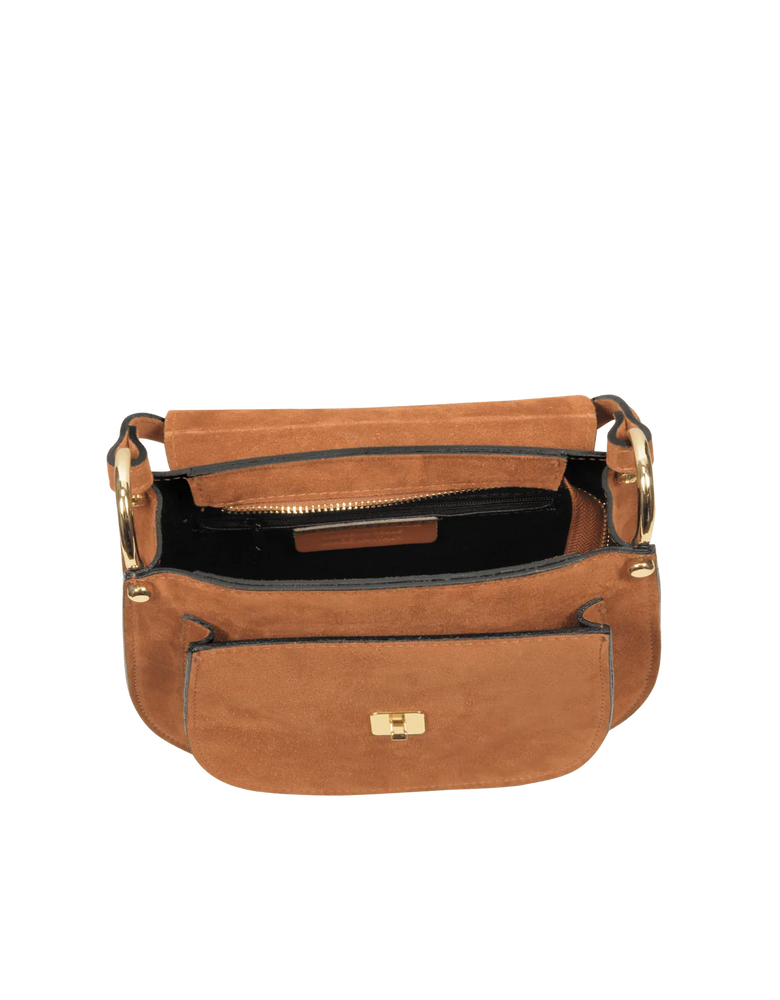 LeParmentier Agave Handbag, Camel