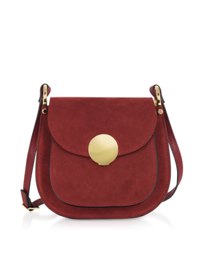 LeParmentier Agave Handbag, Burgundy