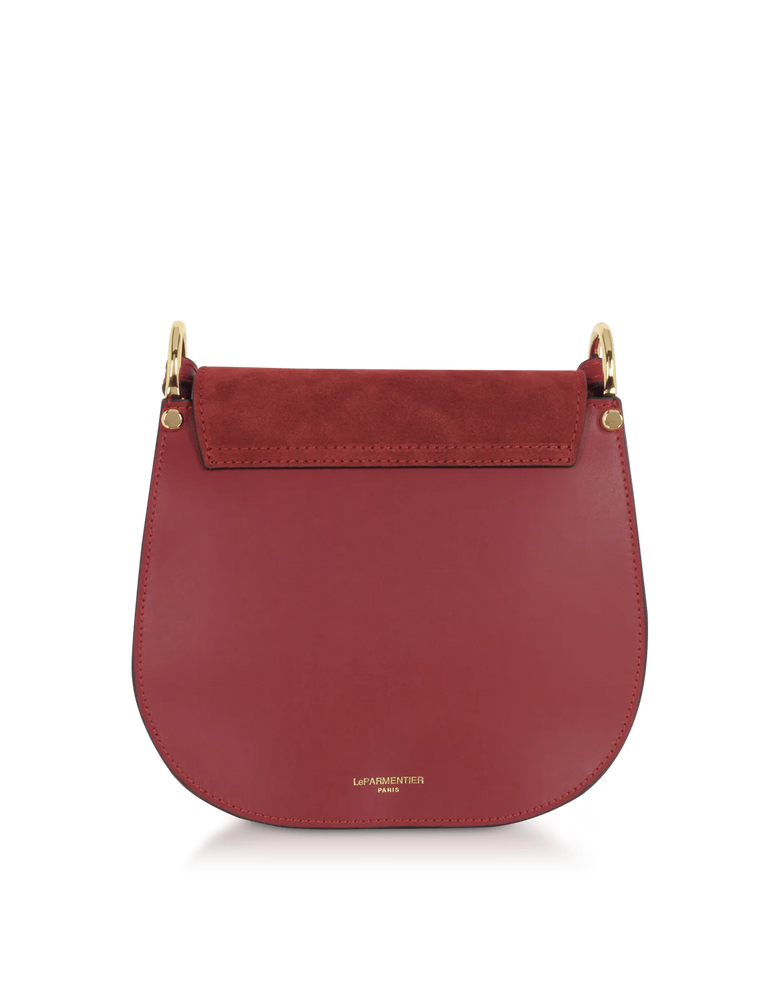 LeParmentier Agave Handbag, Burgundy