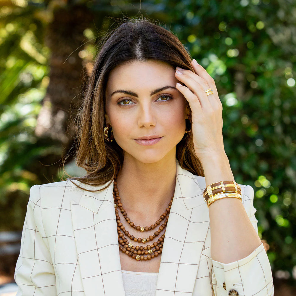 Capucine de Wulf Cleopatra Oval Hinged Bangle