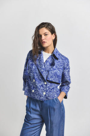 Derek Lam 10 Crosby Elijah Cropped Trench Jacket