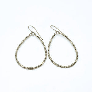 Erin Gray Gold Filled Simple Beaded Teardrop Aster Danglers