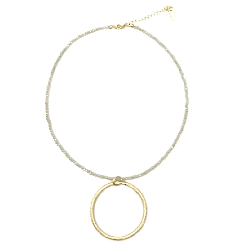 Erin Gray Circle of Love Necklace, Available in 3 Colors