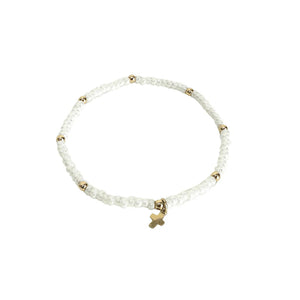 Erin Gray Luxe Cross Bracelet, Available in 6 Colors