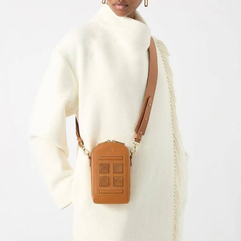 Ted 1942 Mini Door Bag, Tan