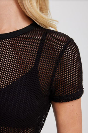 Goldie Lewinter Whitney Fishnet Tee