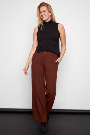 iltm (i love tyler madison) Audrey Ponte Wide Leg Full Length Pant