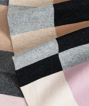 Echo Merino Wool Geo Jacquard Scarf