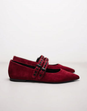 Kennel & Schmenger Greta Suede Double Buckle Mary Jane