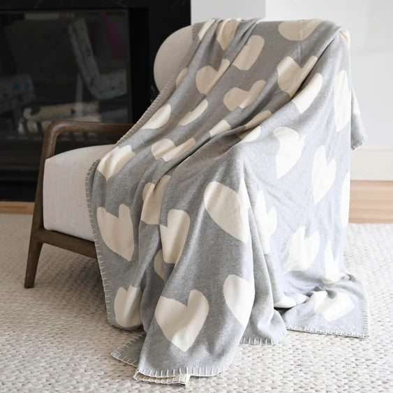 Kerri Rosenthal The Imperfect Heart Throw Blanket