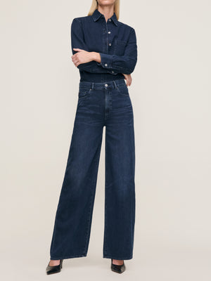 DL1961 Hepburn Wide Leg: High Rise 32"
