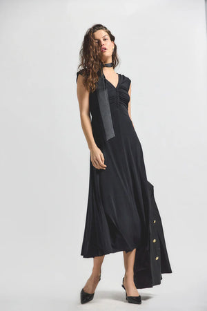 Derek Lam 10 Crosby Isabel Rouched Sleeveless Dress