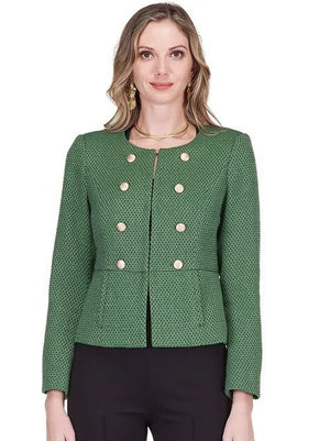 Jade Cinched Waist Jacket