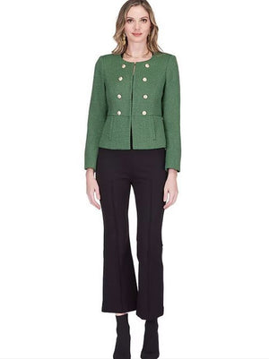 Jade Cinched Waist Jacket
