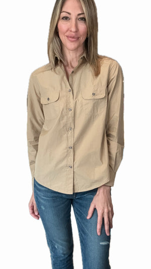 American Colors by Alex Lehr Laguna Shirt, Draper Khaki