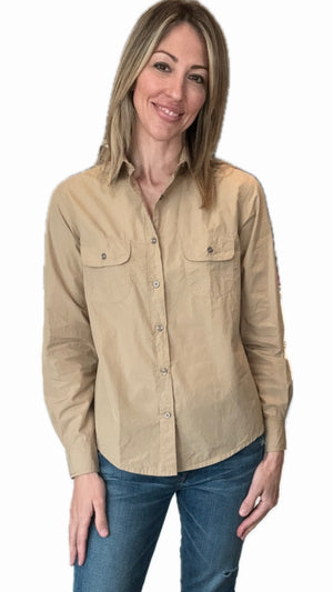 American Colors by Alex Lehr Laguna Shirt, Draper Khaki