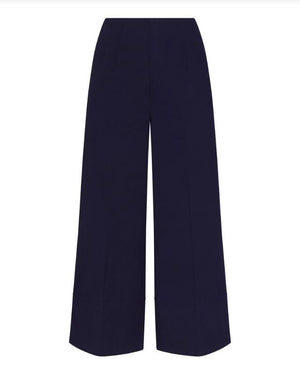 Spanx Stretch Twill Cropped Wide-Leg Pant