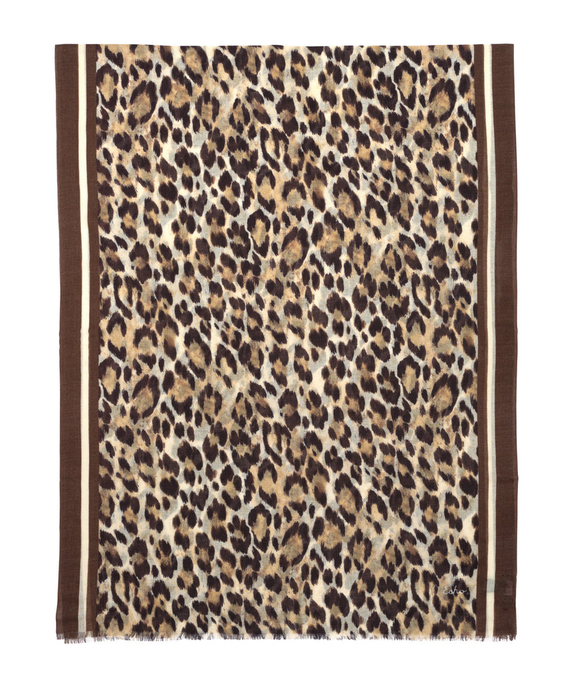 Echo Leopard Wrap/Scarf, Available in 2 Colors