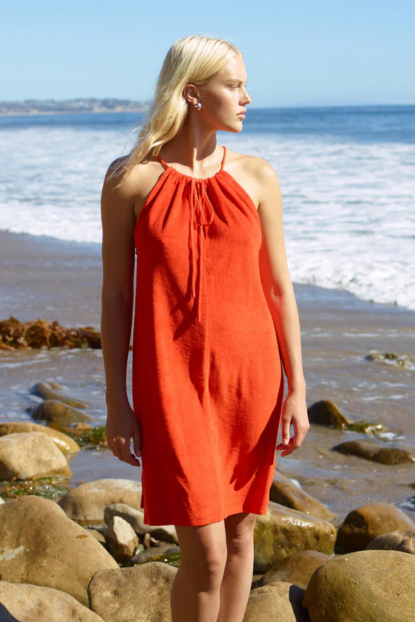 knee length dresses for ladies DEEP V NECK MIDI DR – Intrigue