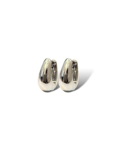 Theia Jewelry Madison Pear Huggie Earrings, Available in 2 Colors