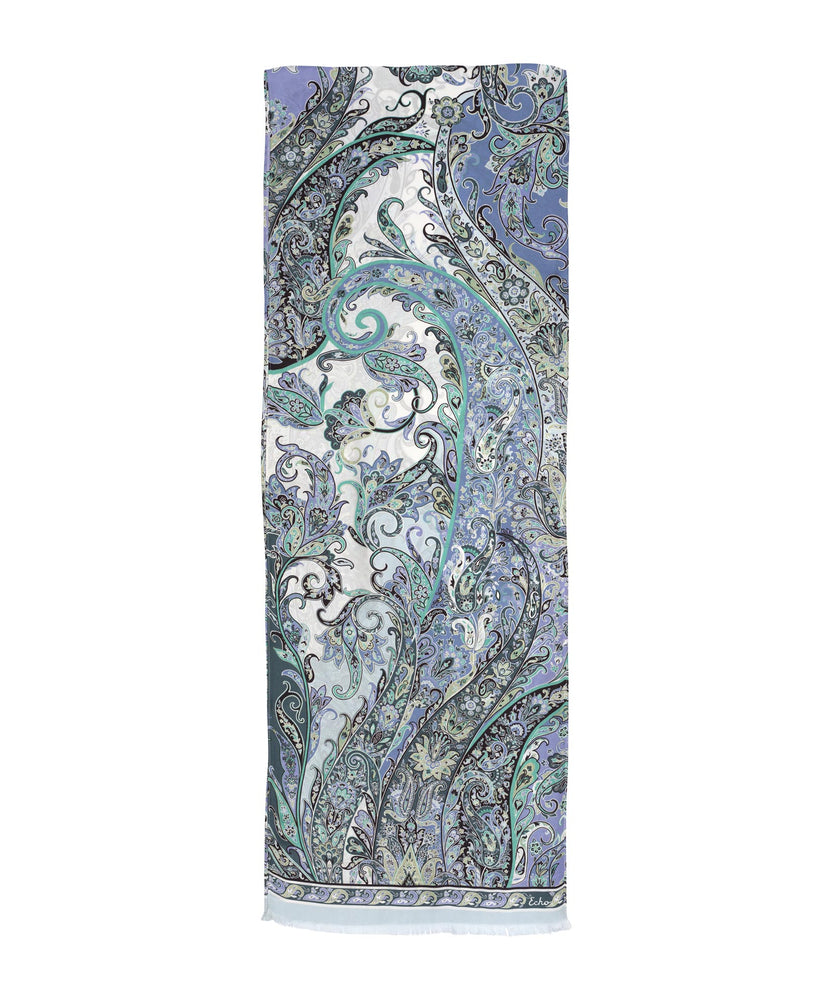Echo Manor Paisley Oblong Scarf, Available in 3 Colors