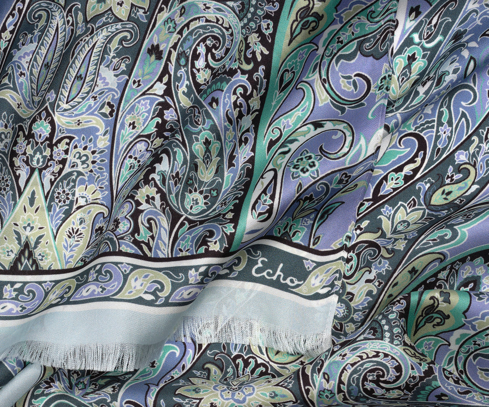 Echo Manor Paisley Oblong Scarf, Available in 3 Colors