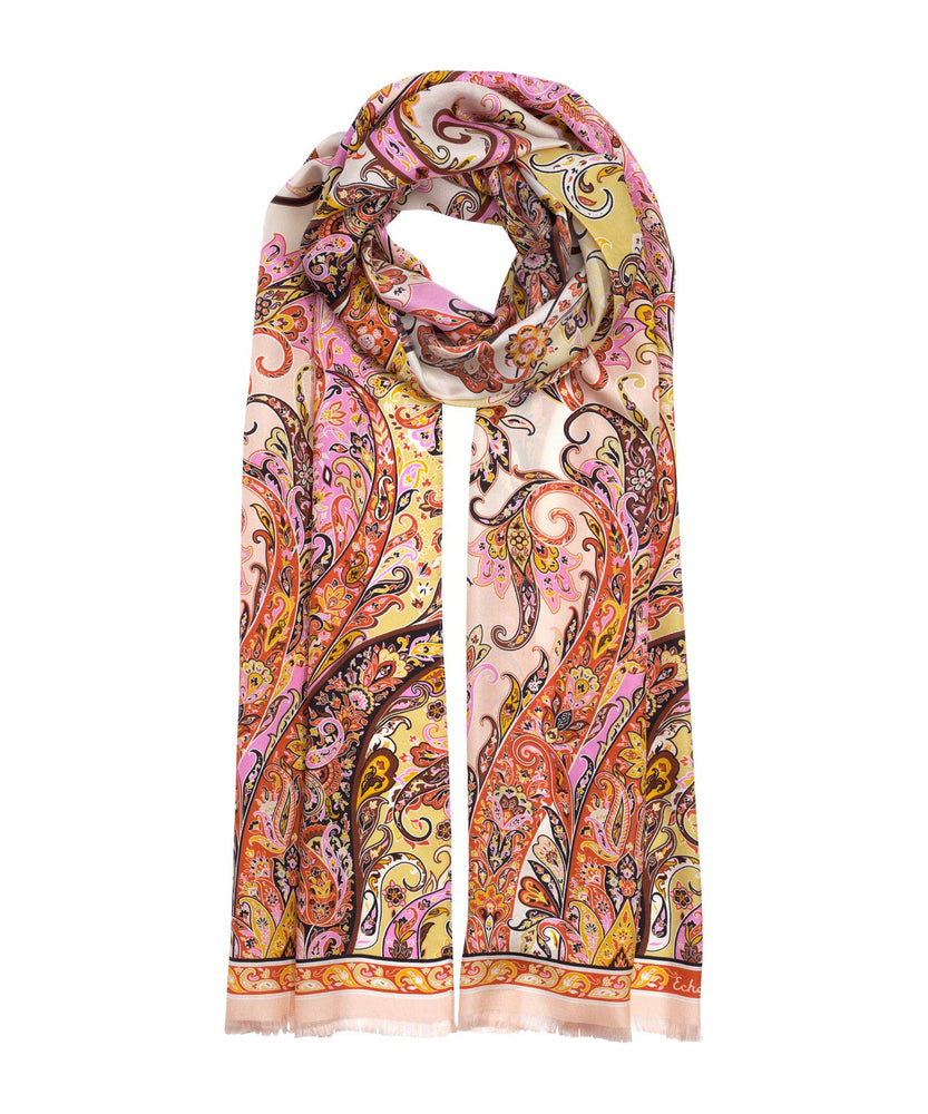 Echo Manor Paisley Oblong Scarf, Available in 3 Colors