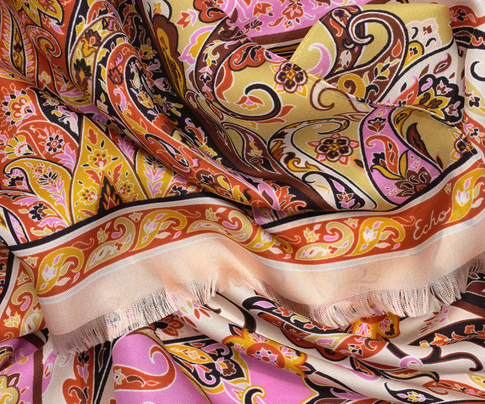 Echo Manor Paisley Oblong Scarf, Available in 3 Colors
