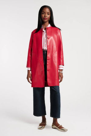 Frances Valentine Mod Jacket, Faux Leather