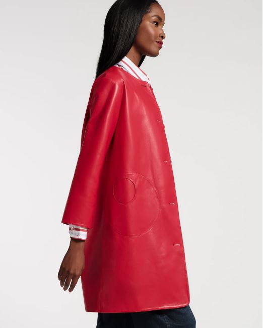 Frances Valentine Mod Jacket, Faux Leather