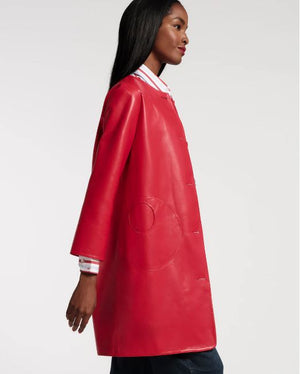 Frances Valentine Mod Jacket, Faux Leather