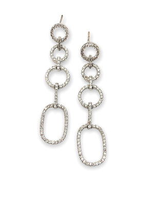 Theia Jewelry Modern Geometric Drop Earrings, Available in 3 Colors