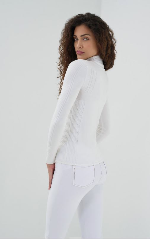 Anatomie Noelle Sweater Zip-Up Top