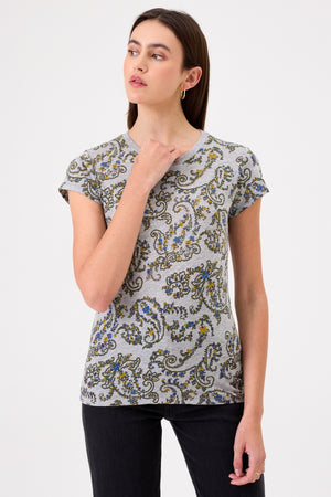 Goldie Lewinter Paisley Grove Ringer Tee