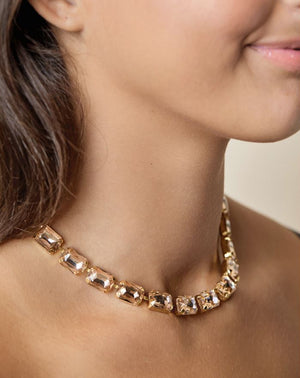 Theia Jewelry Aria Color Bomb Necklace, Available in 2 Colors