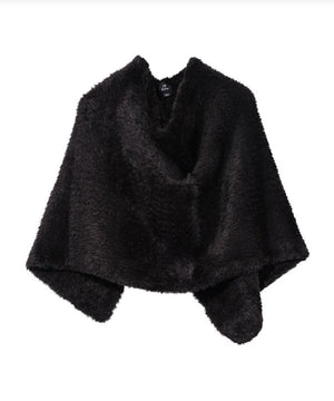 Echo Plush Fur Poncho