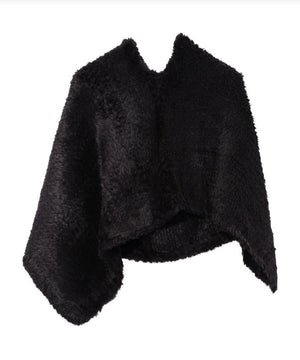 Echo Plush Fur Poncho