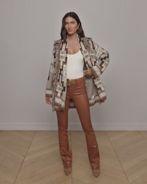 
            
                Load and play video in Gallery viewer, L&amp;#39;Agence Jair Jacquard Fringe Cardigan
            
        